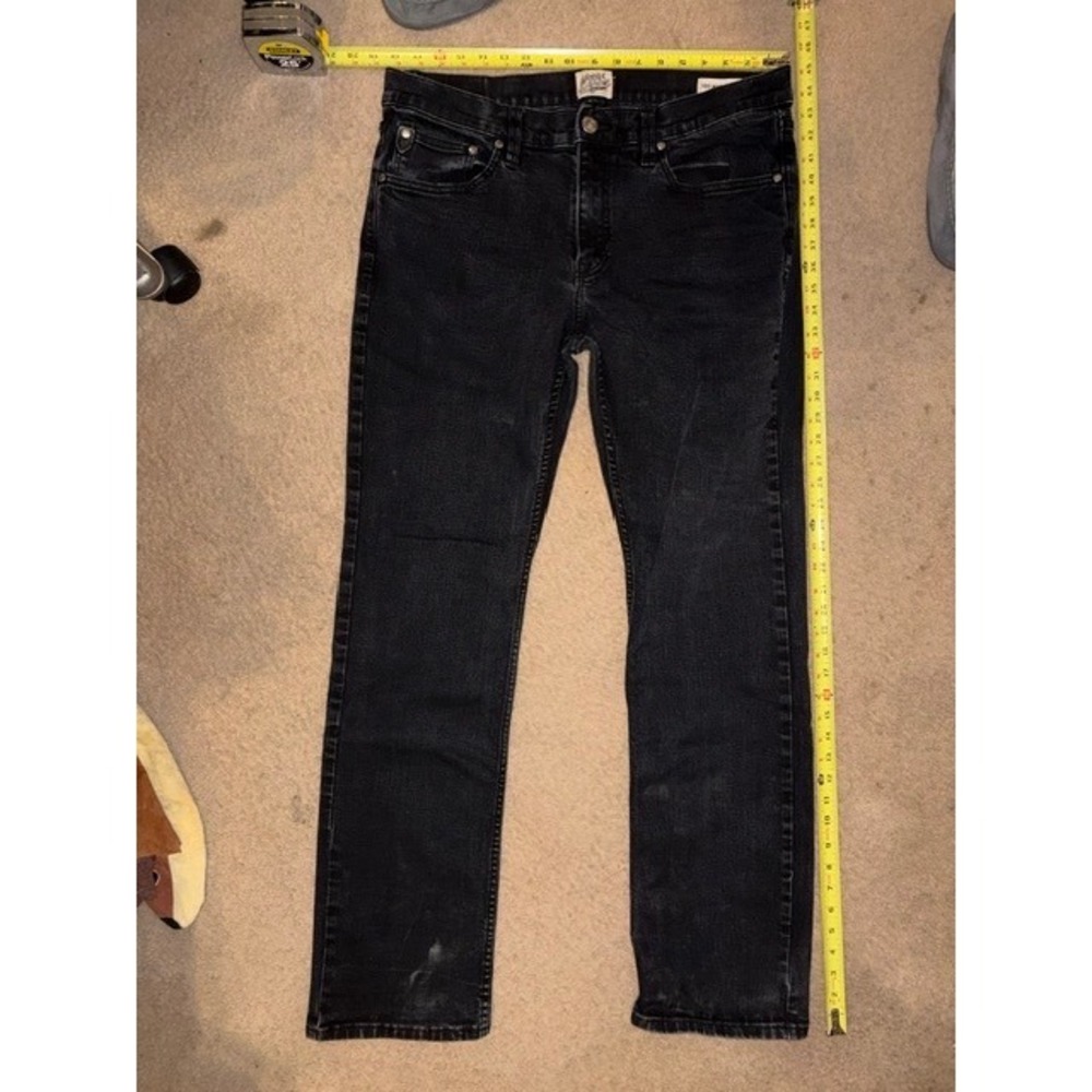 Moonshine Spirit Brad Paisley 120 Proof‎ Slim Straight Black Jeans 36x34 Mens